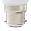 Diall B22 3W 250lm Mini globe Warm white LED Light bulb