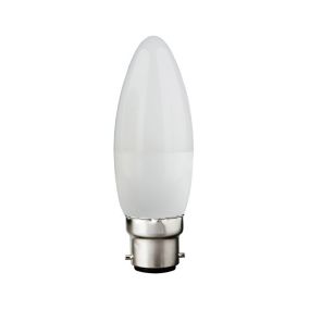 Diall B22 4.2W 470lm Candle Neutral white LED Light bulb