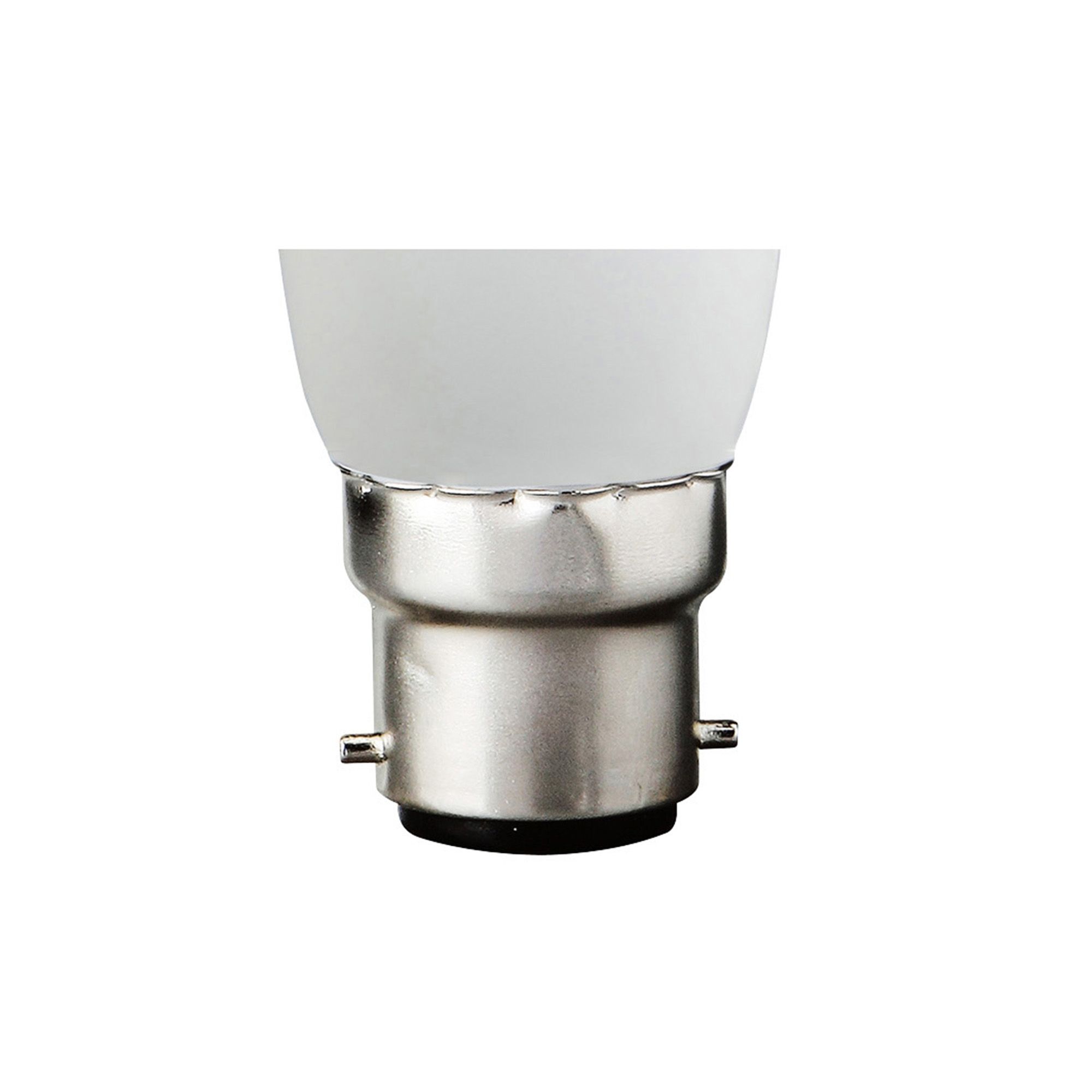 Diall B22 4.2W 470lm Candle Neutral white LED Light bulb