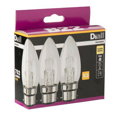 Diall 240v 46w candle bulb sales