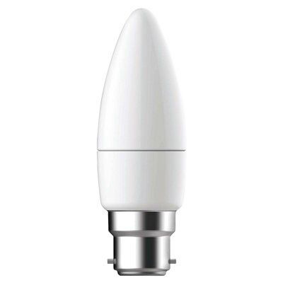 Diall B22 5.9W 470lm Candle LED Dimmable Light bulb