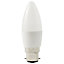 Diall B22 5W 470lm Candle Warm white LED Dimmable Light bulb