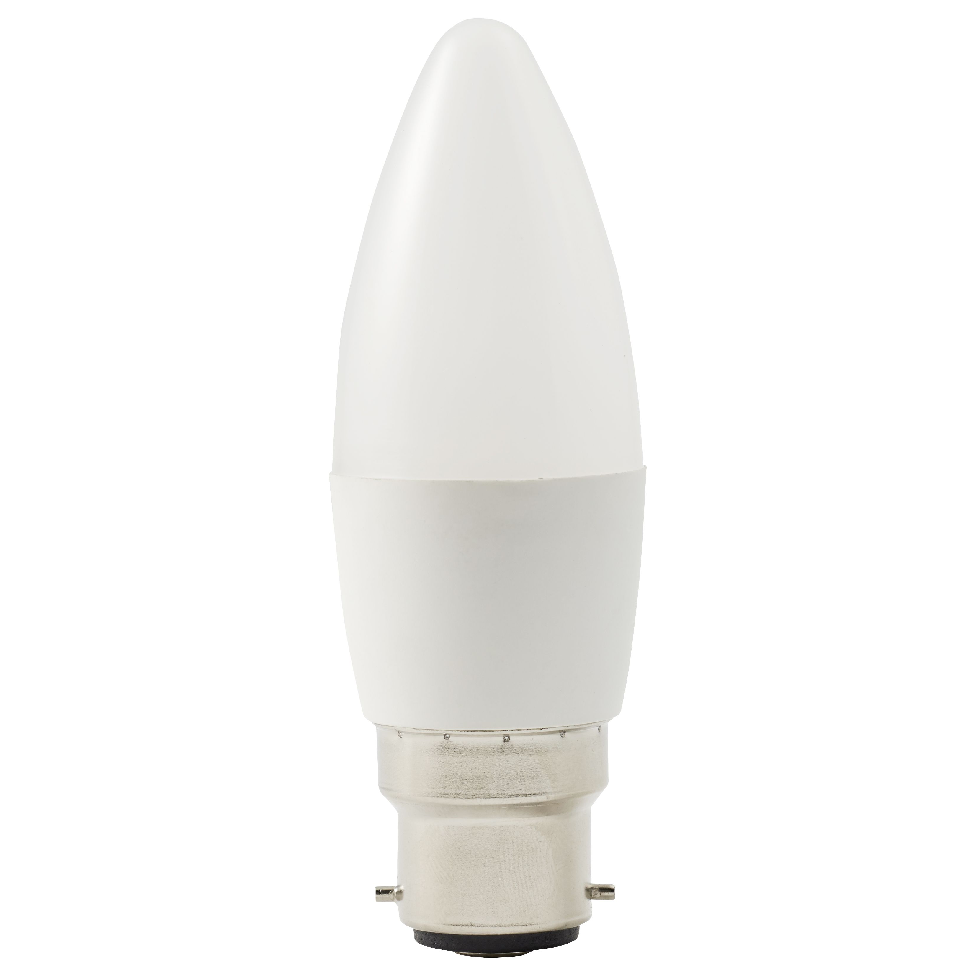 Diall B22 5W 470lm Candle Warm White LED Light Bulb | DIY At B&Q