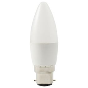 Diall B22 5W 470lm Candle Warm white LED Light bulb