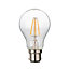 Diall B22 6W 810lm Classic LED filament Light bulb