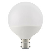 Diall B22 7.3W 806lm Frosted Globe Neutral white LED Light bulb