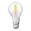 Diall B22 7W 810lm Classic LED Dimmable Filament Light bulb