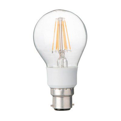 Diall B22 7W 810lm Classic LED Dimmable Filament Light bulb