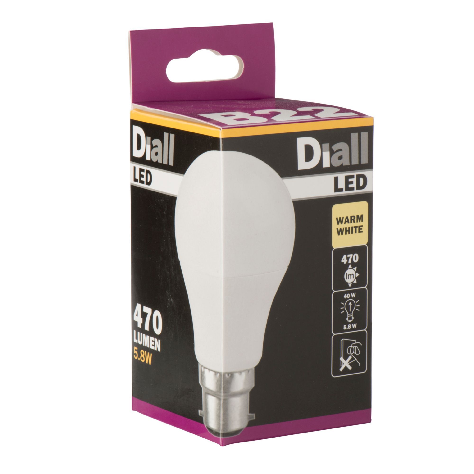 Diall B22 Classic LED Light bulb
