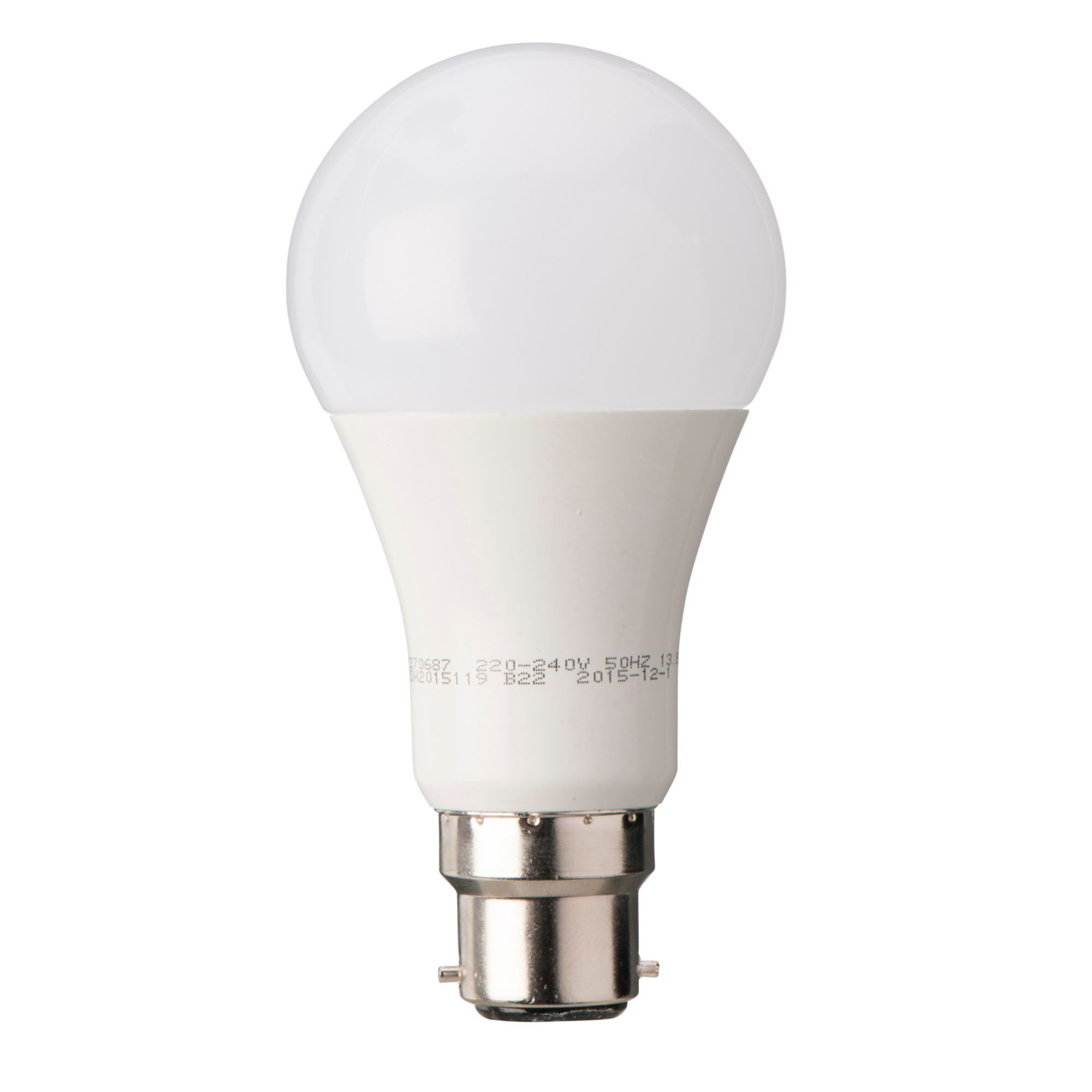 Diall B22 LED Dimmable Light bulb DIY at B&Q
