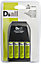Diall Battery charger with 4x AA batteries