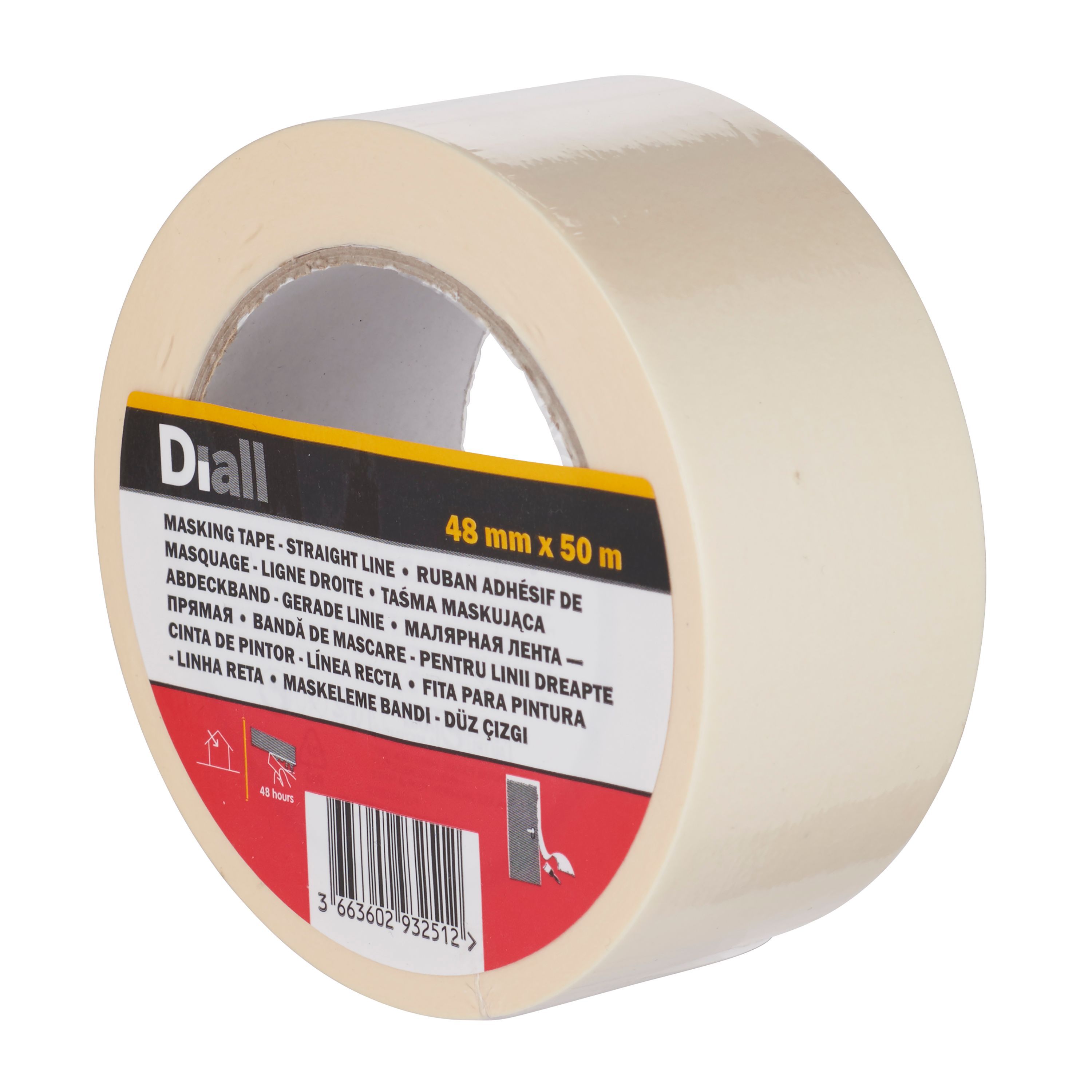 Diall Beige Masking Tape (L)50m (W)48mm