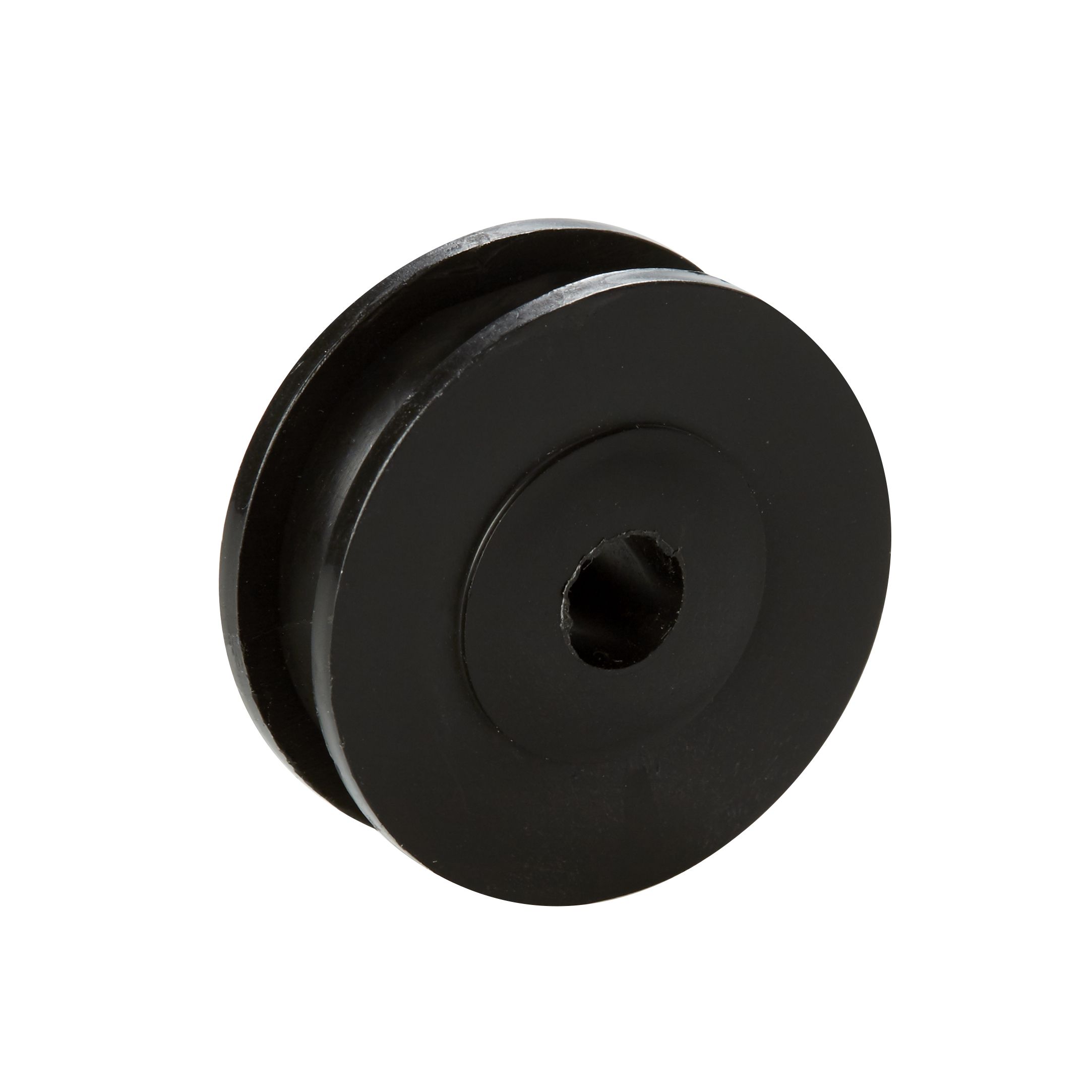 Diall Black 1 wheel Pulley Dia 30mm DIY at B Q