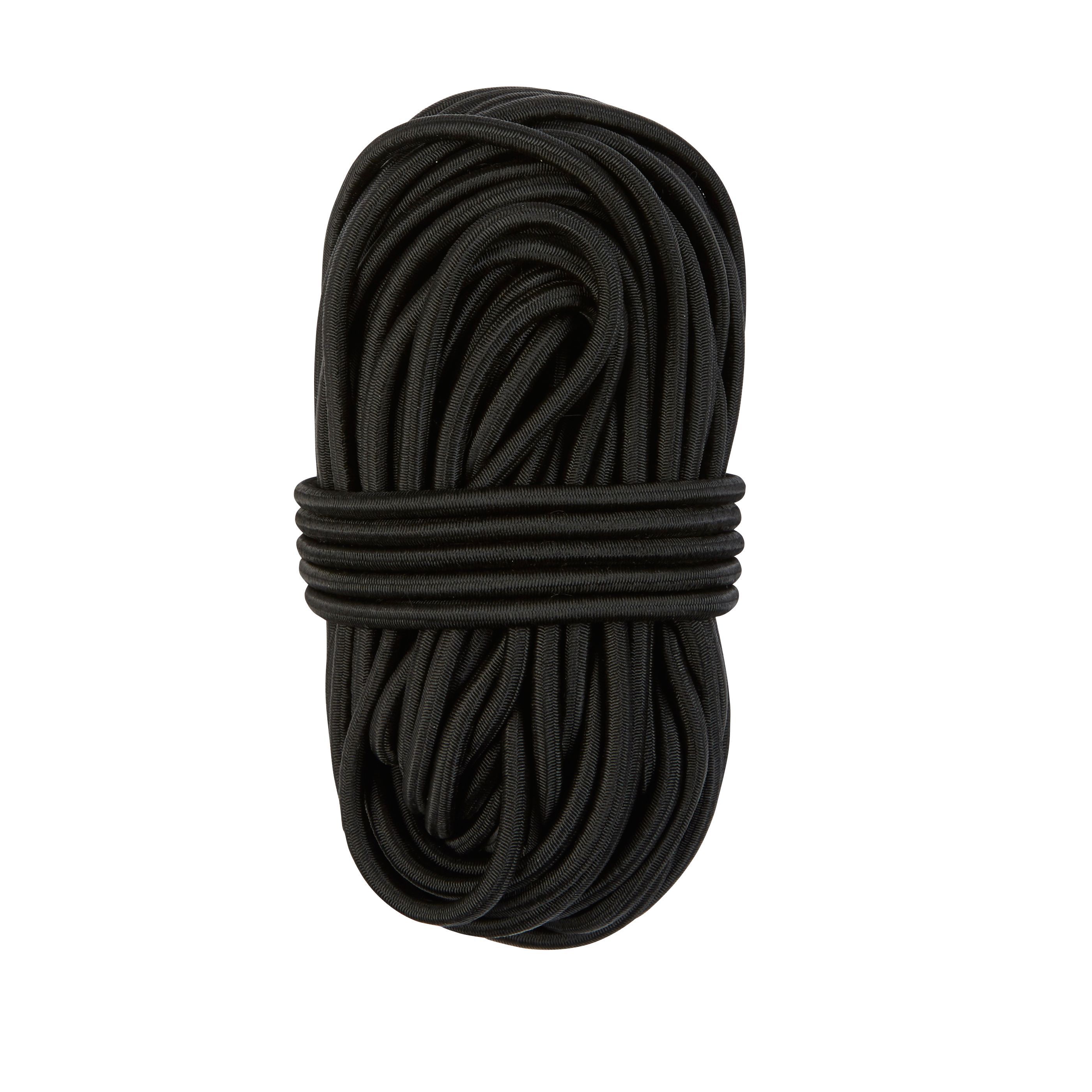 Diall Black Bungee cord Dia 4mm L 20m