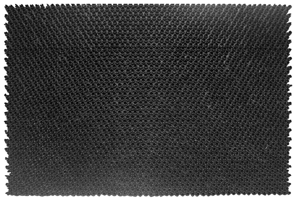 Diall Black Door mat, 40cm x 60cm