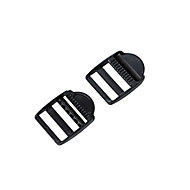 Diall Black Nylon Buckle (W)25mm, Pack of 2
