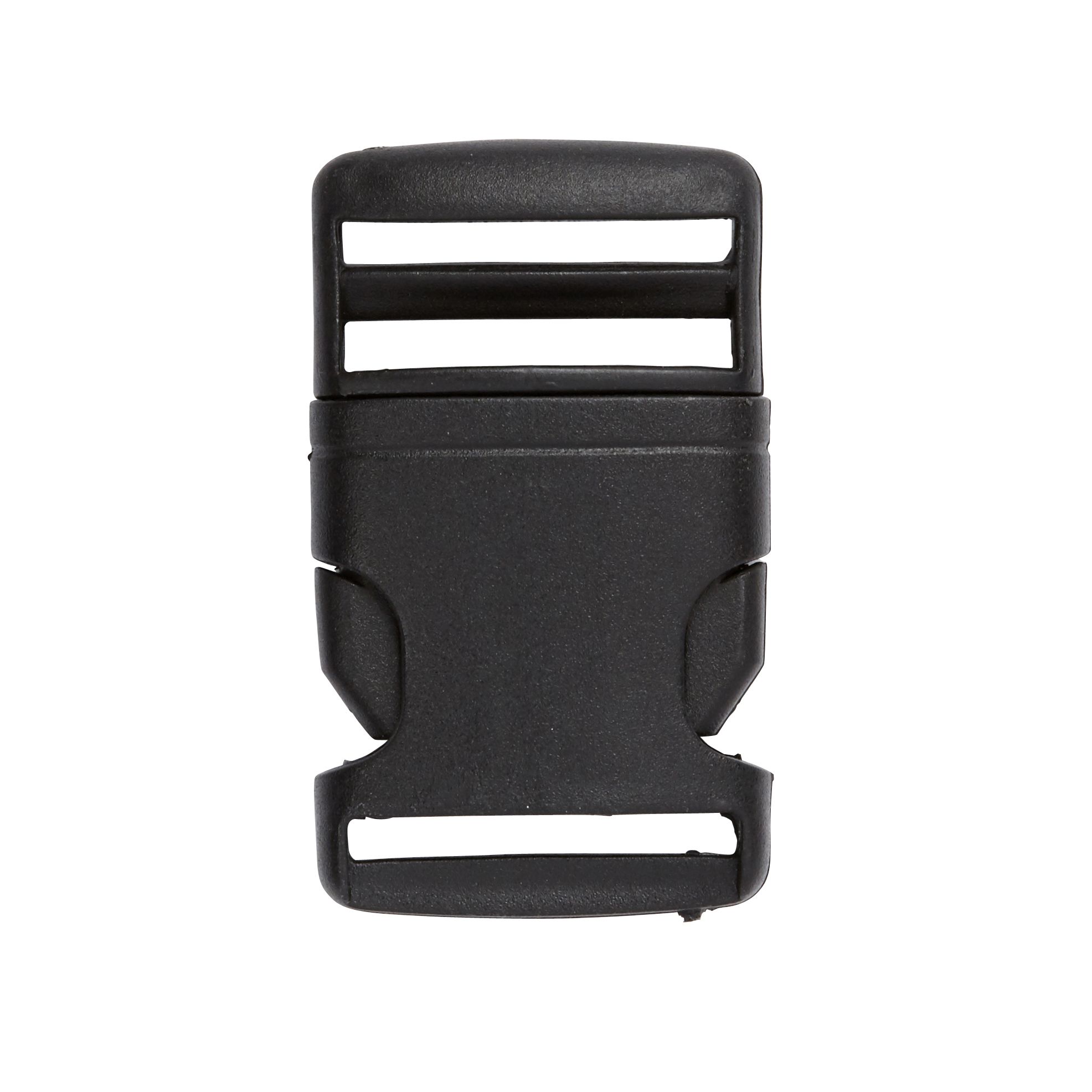 Diall Black Nylon Snap Side release Buckle (W)25mm, Pack of 2