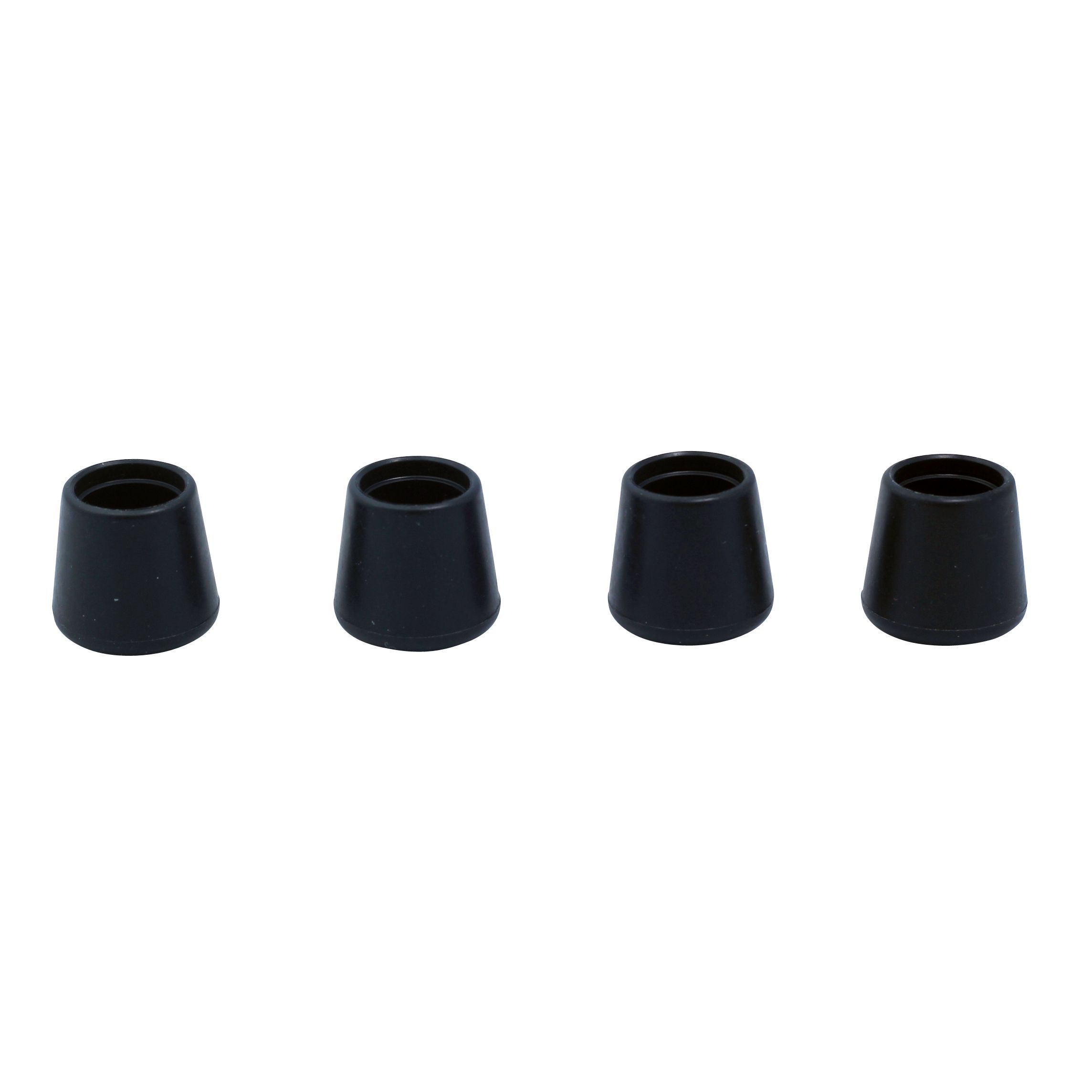 Diall Black Plastic Leg Tip Dia 20mm Pack Of 4 Diy At B Q