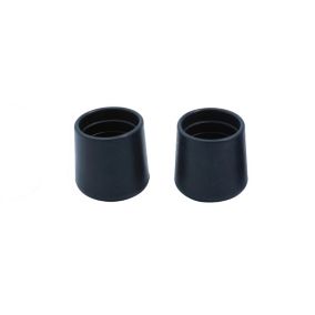 Diall Black Plastic Leg tip (Dia)32mm, Pack of 2
