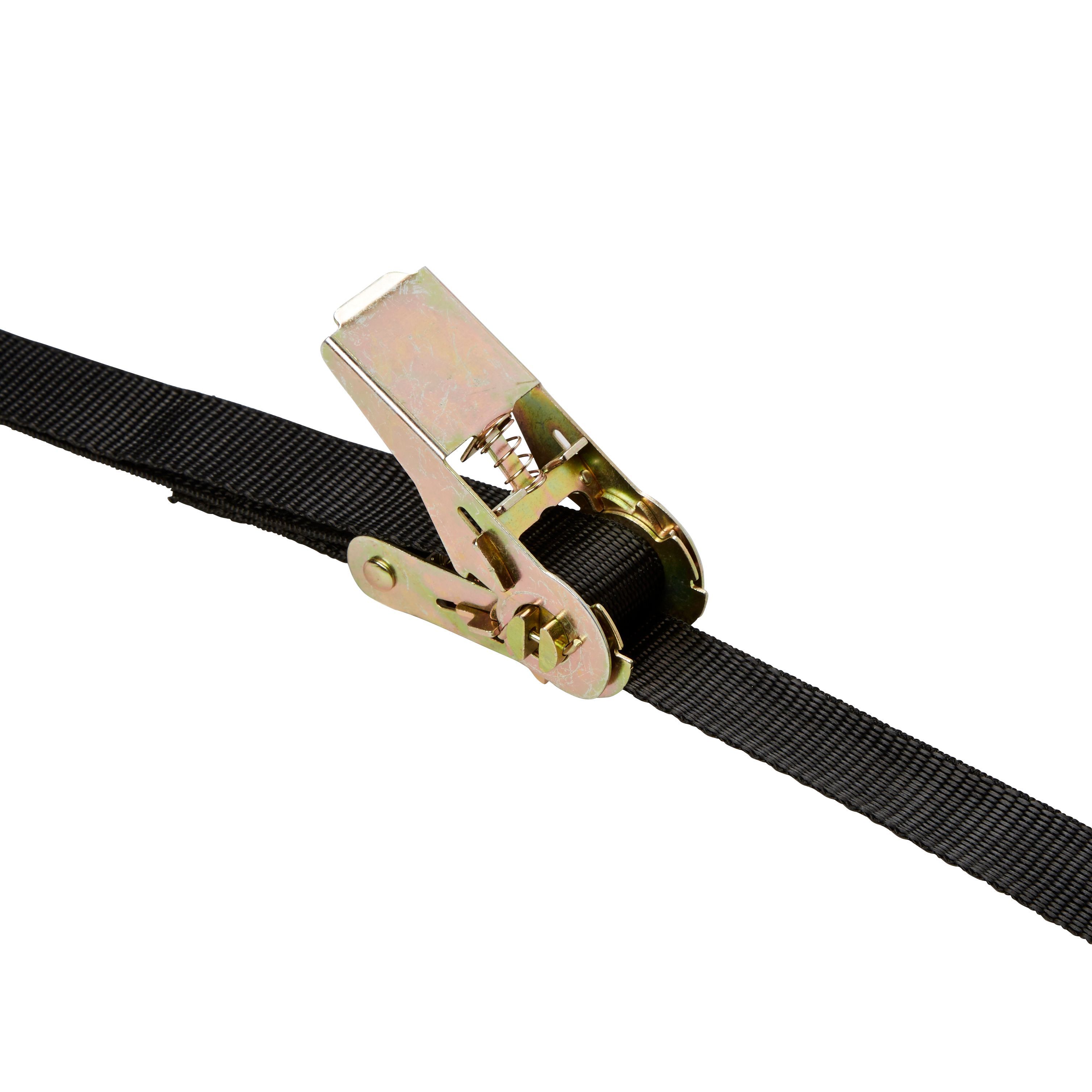 Diall Black Ratchet tie down (L)5m (W)25mm