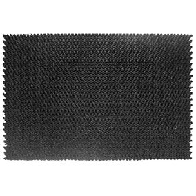 Diall Black Rubber Door mat (L)0.4m (W)0.6m