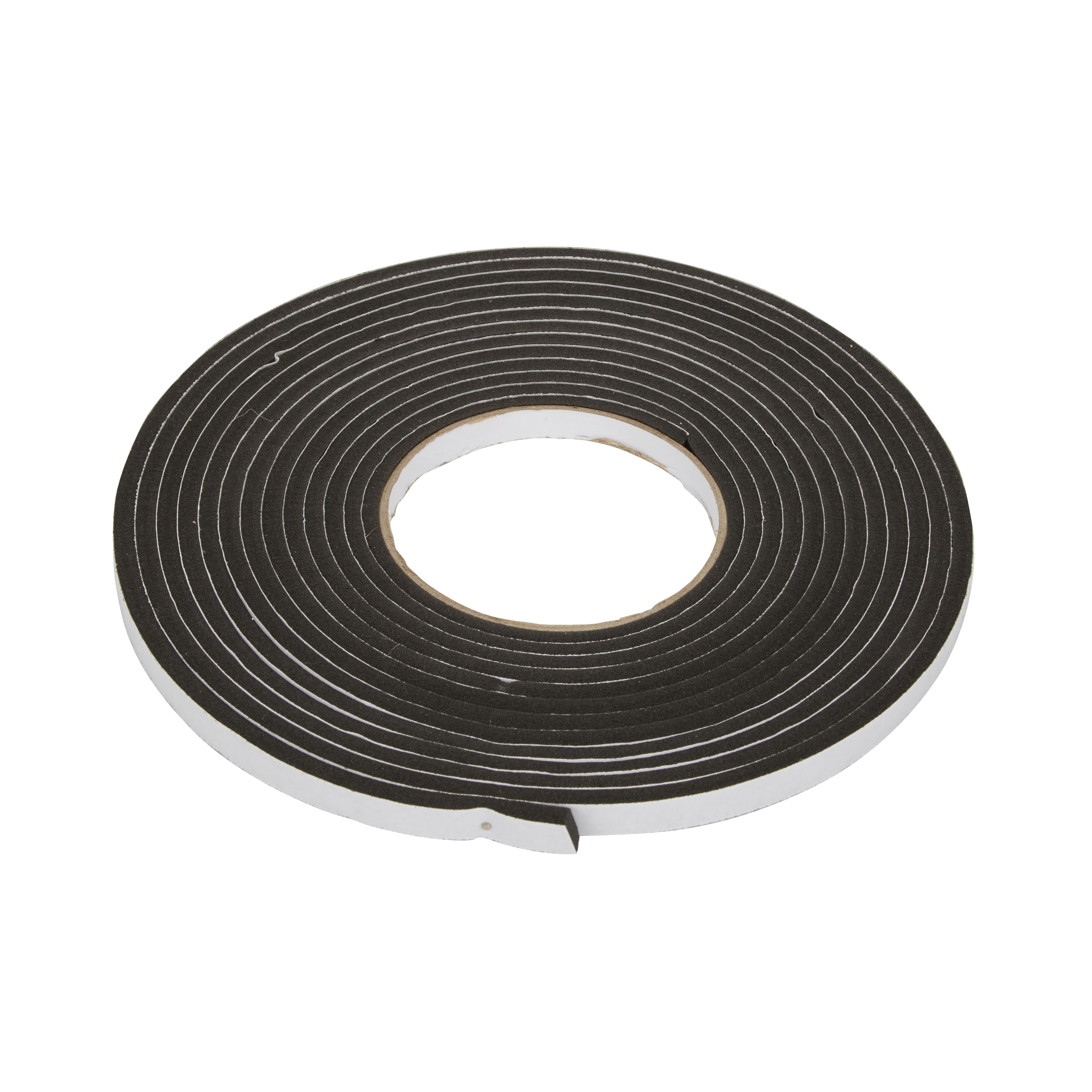 Diall Black Selfadhesive Draught seal (L)6m (W)9mm (T)5mm DIY at B&Q