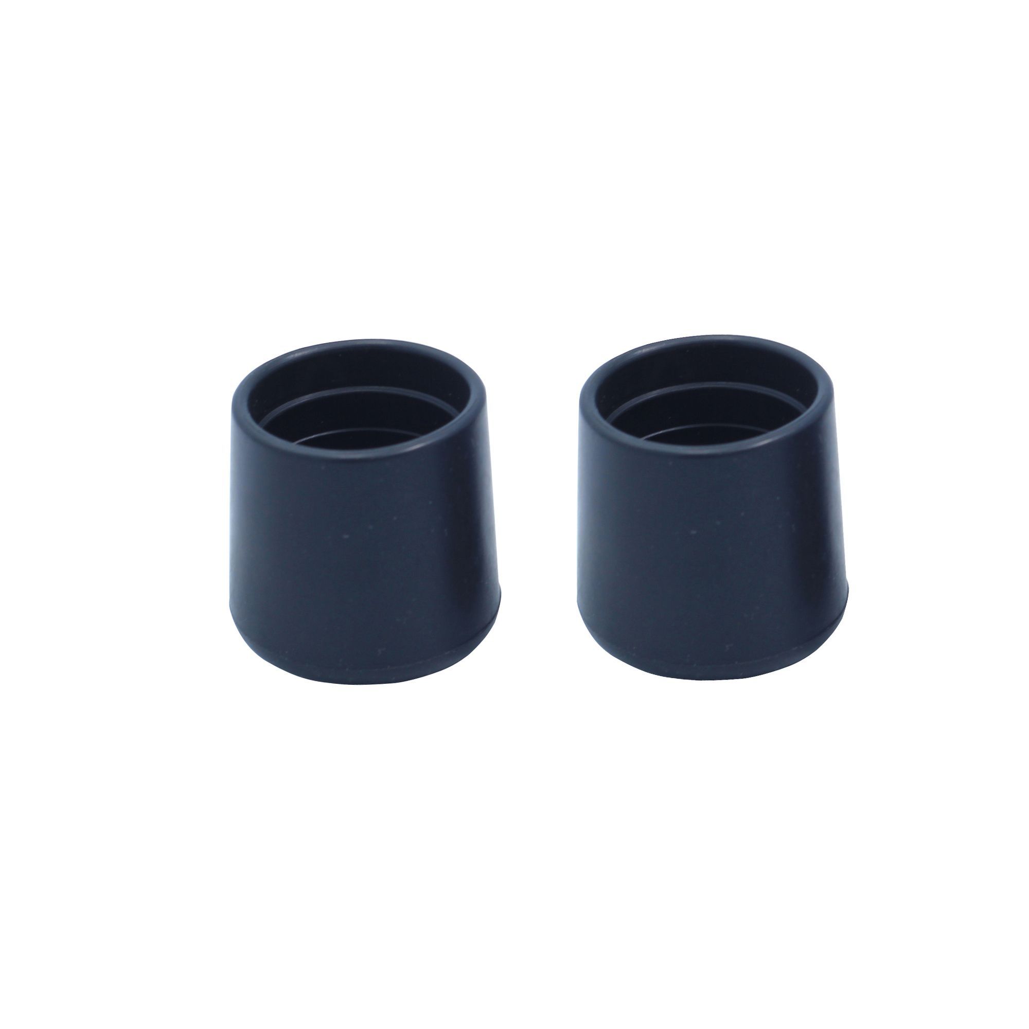 Diall Black Thermoplastic vulcanizates TPV Leg tip Dia 25mm Pack of 2