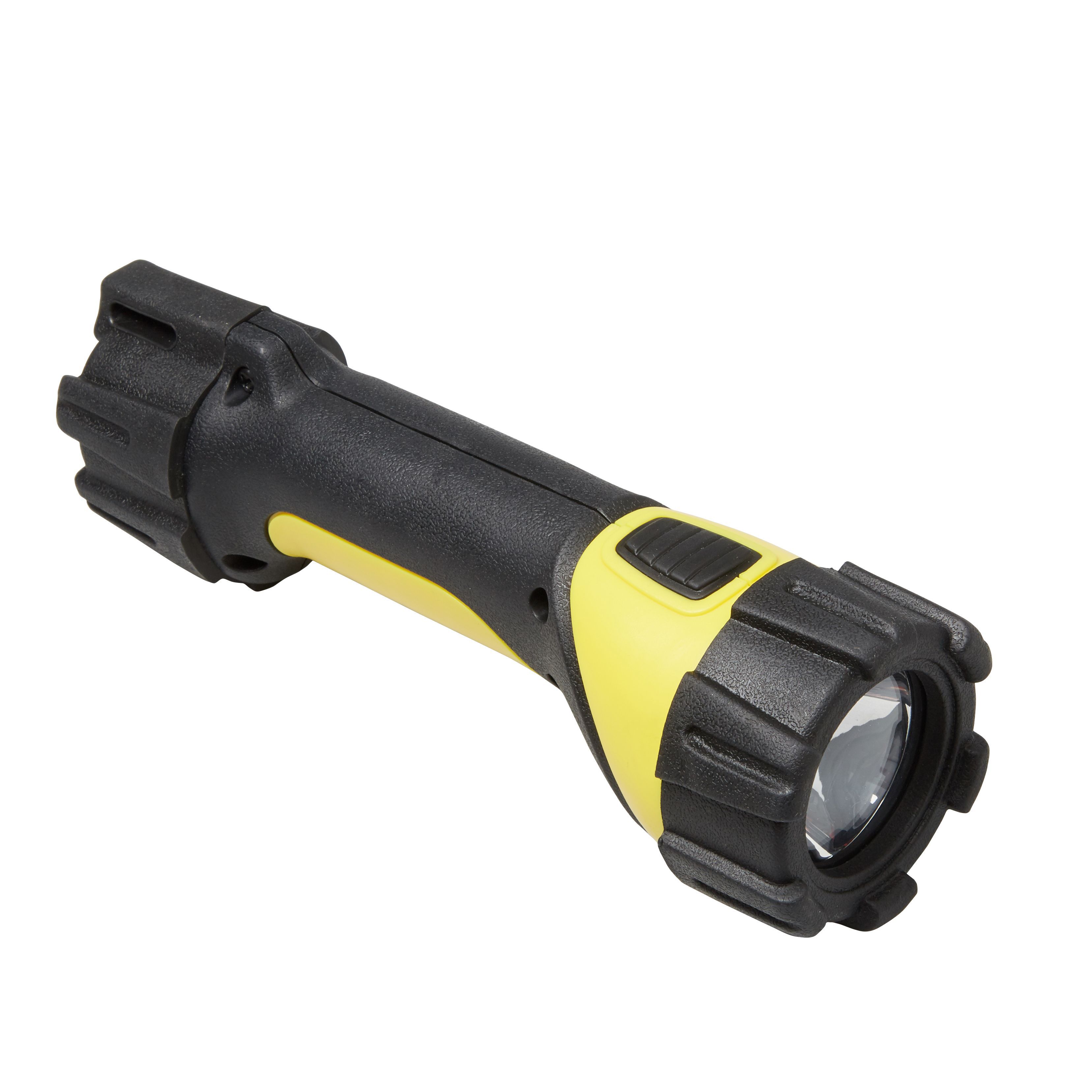 Diall Black & yellow 50lm LED Torch