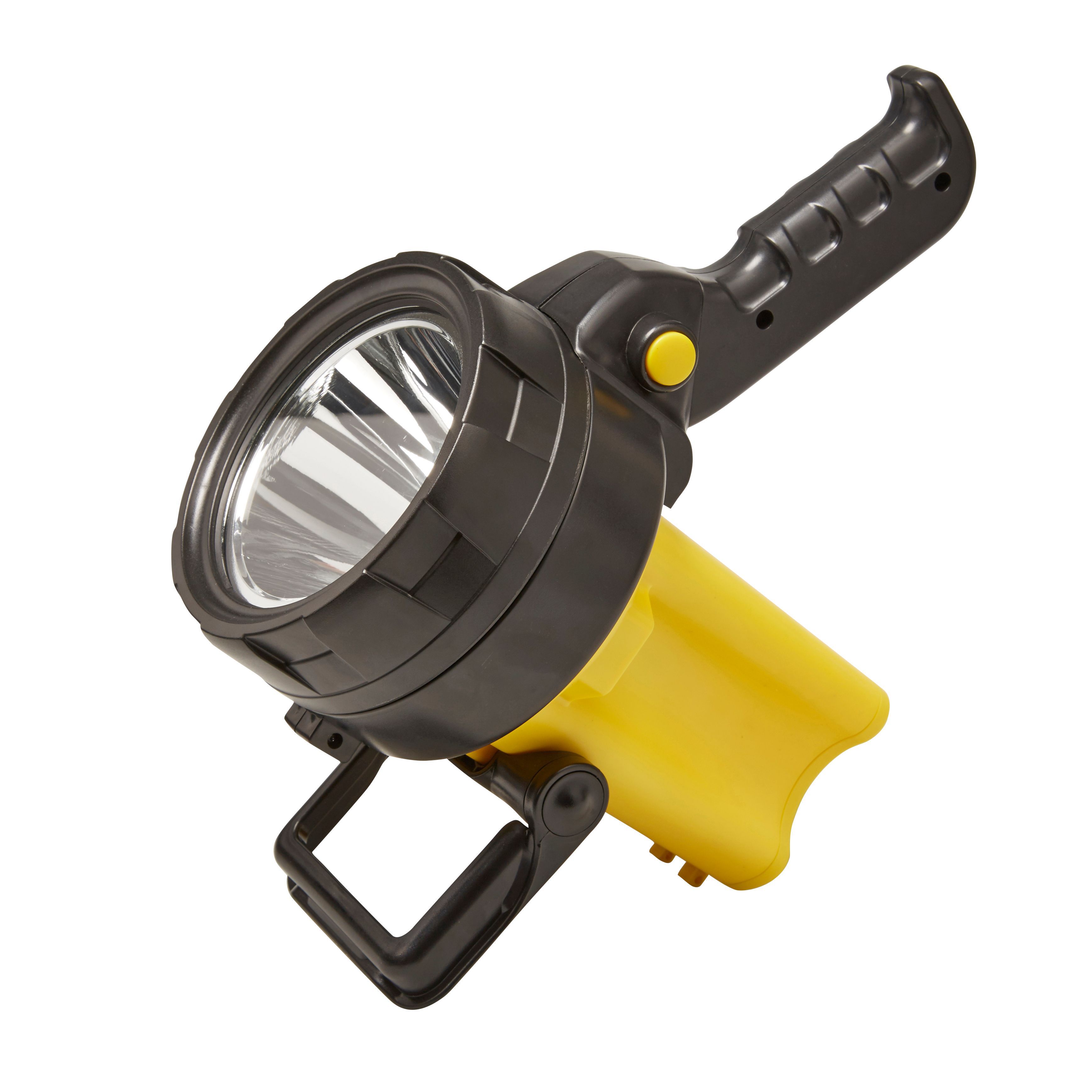 Diall Black & yellow LED Battery-powered Torch