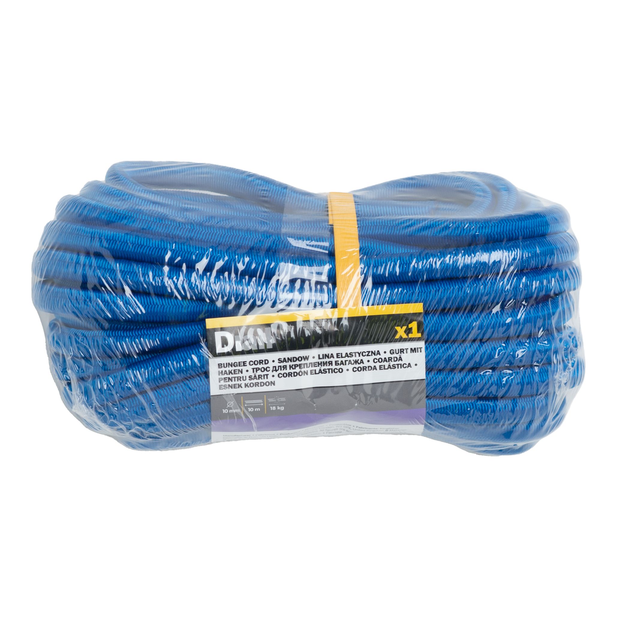 Diall Blue Bungee cord (Dia)10mm (L)10m
