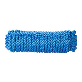 30M Twisted Nylon Rope 3mm Cord String for Garden, Garage, Washing Line,  Camping