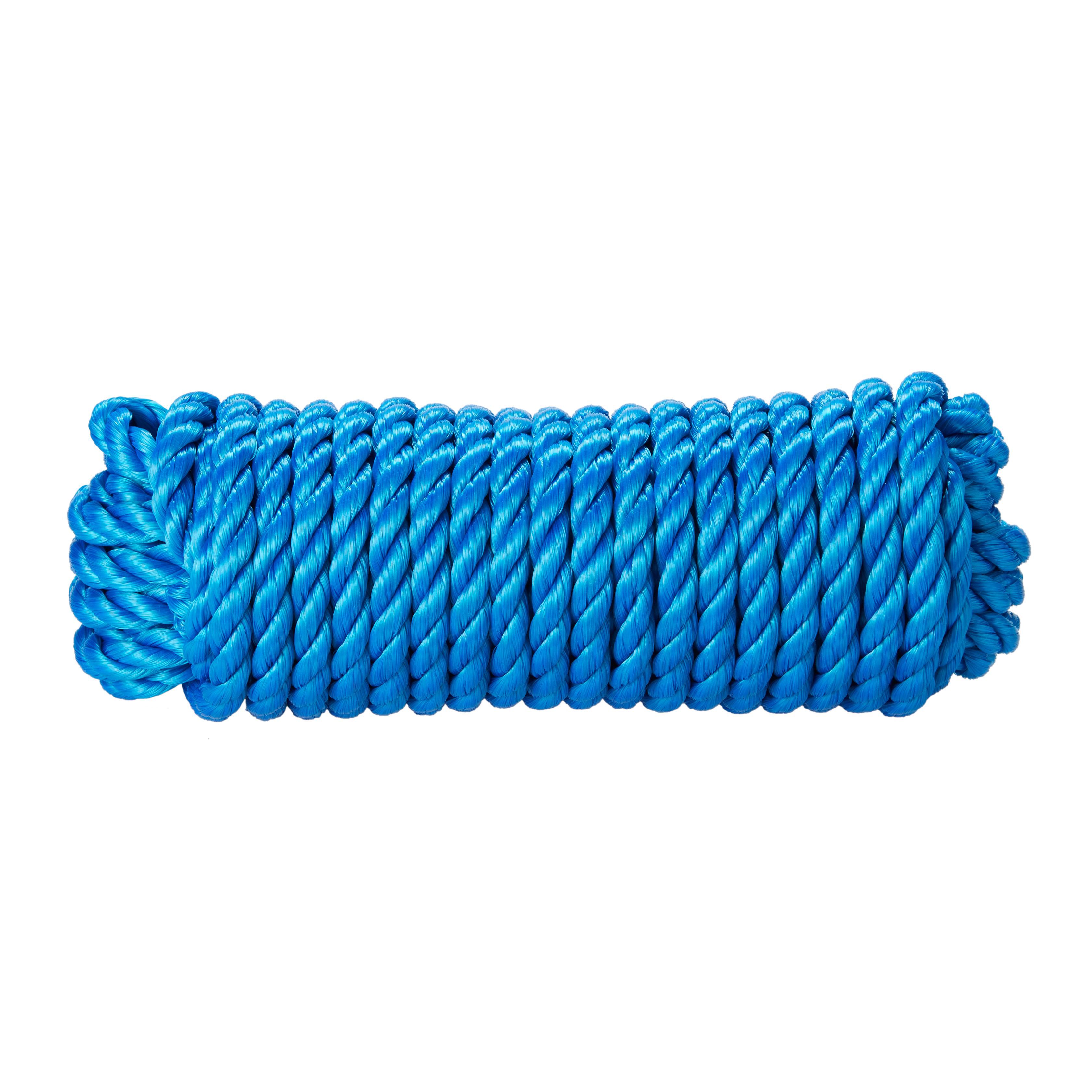 Diall Blue Polypropylene Twisted rope, (L)15m (Dia)12mm