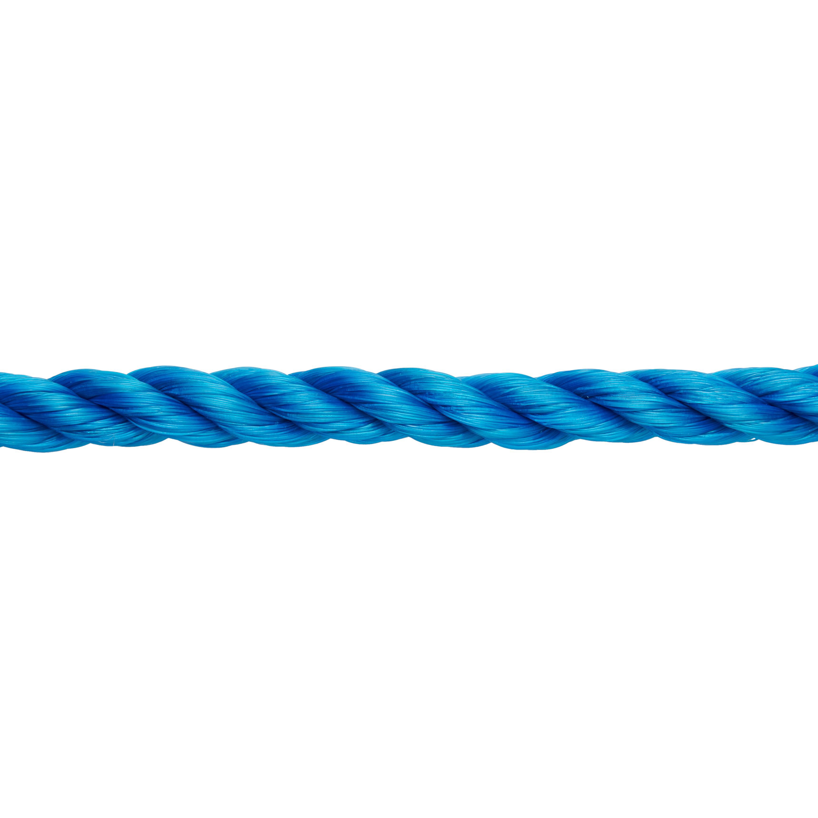Diall Blue Polypropylene Twisted rope, (L)15m (Dia)12mm