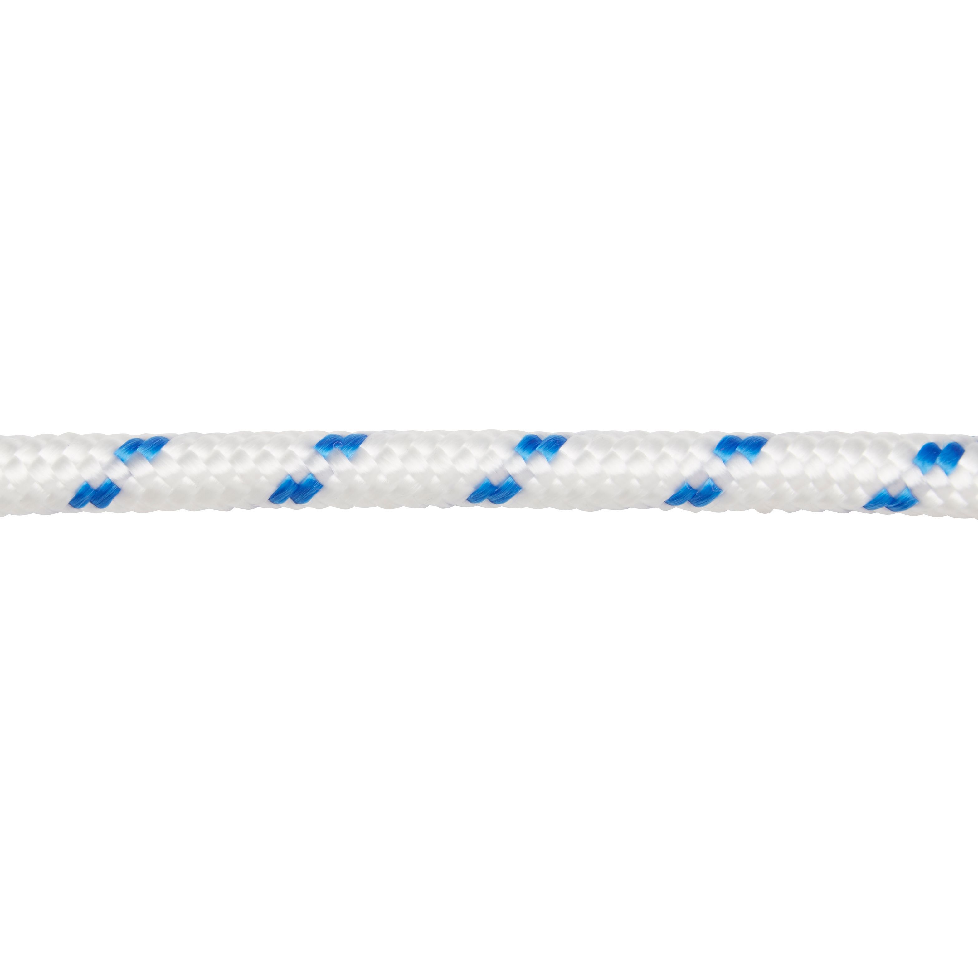 Diall Blue & white Polypropylene Braided rope, (L)15m (Dia)10mm