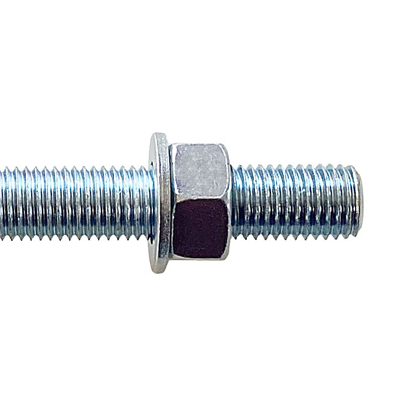 Diall Blue zinc-plated Carbon steel Stud (Dia)8mm (L)110mm, Pack of 4