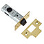 Diall Brass effect Metal Tubular Mortice latch (L)64mm