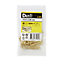 Diall Brass Screw (Dia)3.5mm (L)30mm, Pack of 25