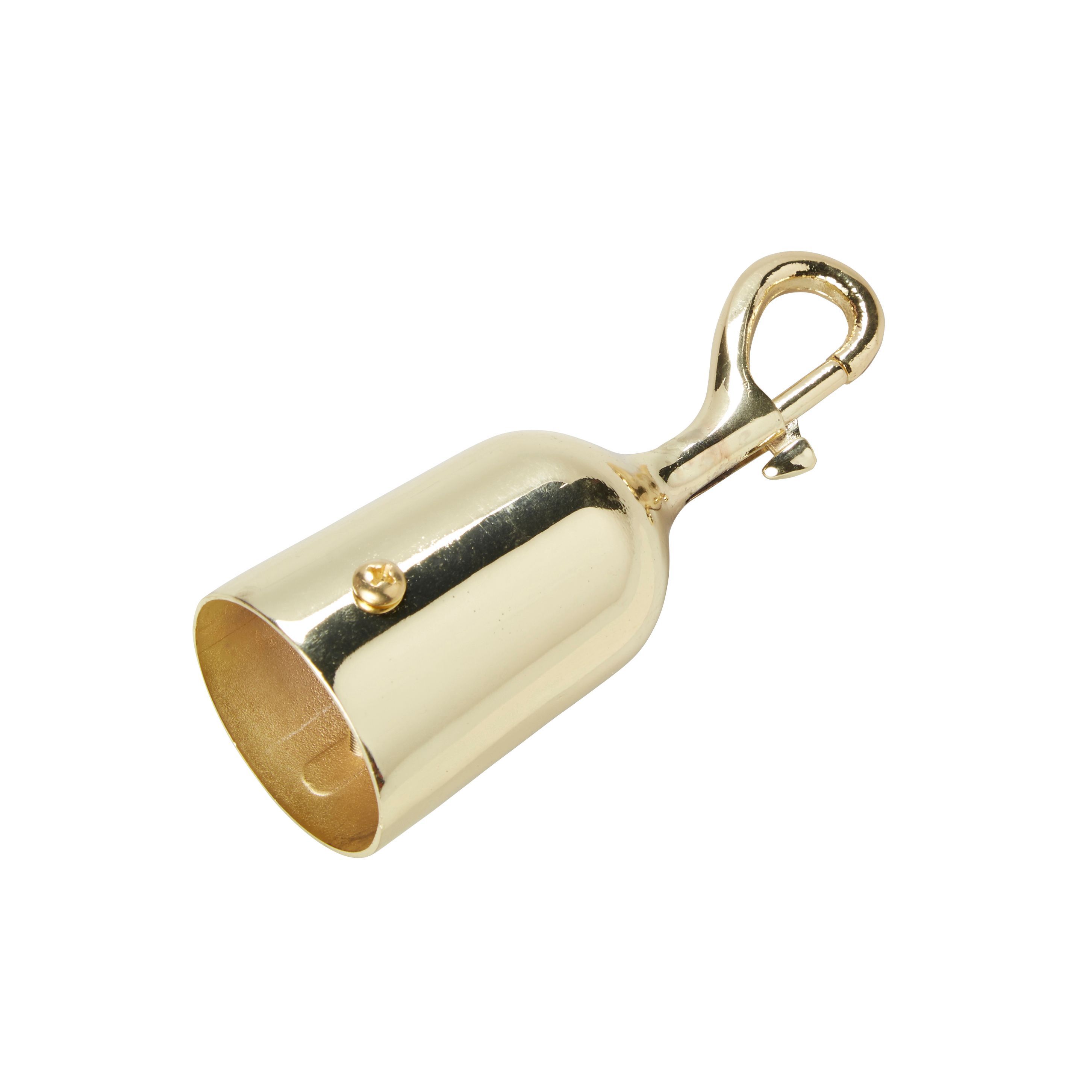 Diall Brass Spring snap hook