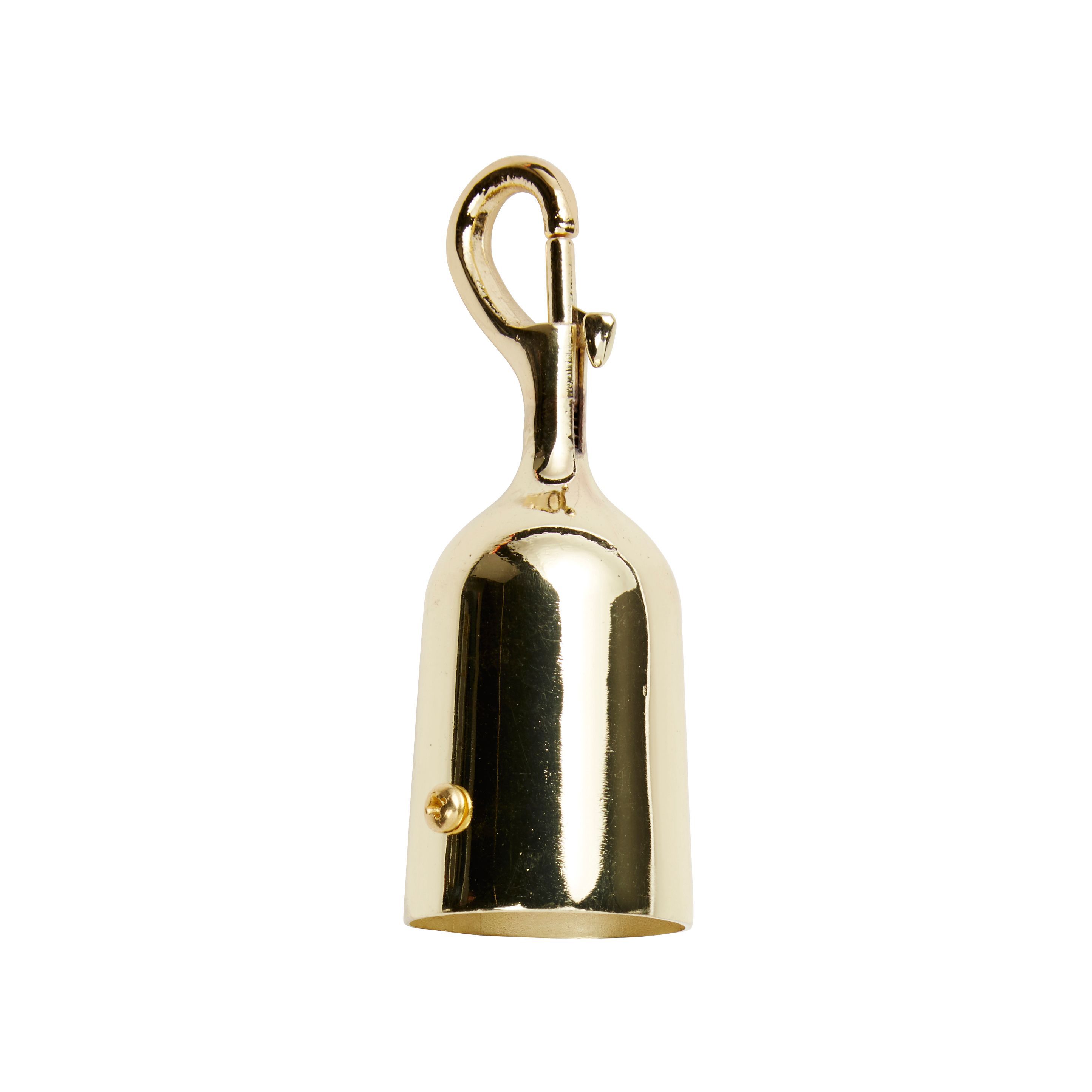 Diall Brass Spring snap hook