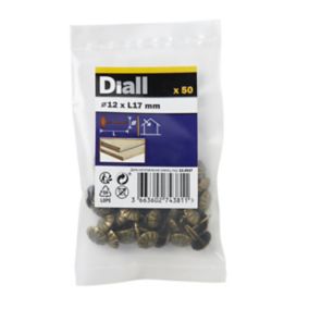 Diall Bronze-plated Upholstery nail (L)12mm, Pack of 50