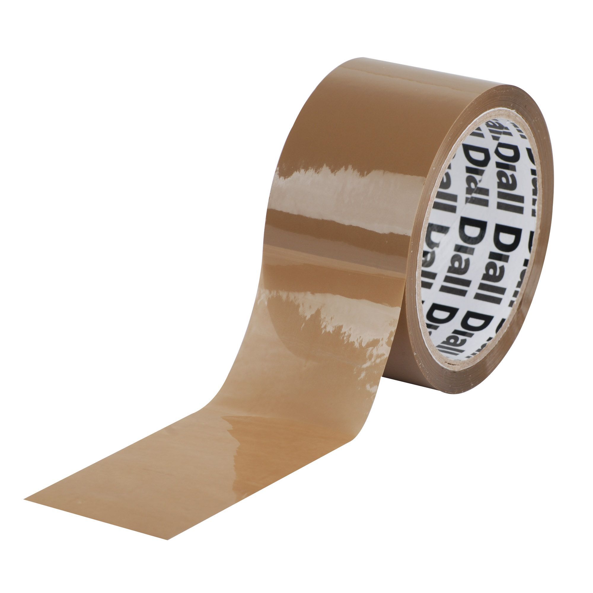 Diall Brown Packing Tape (L)50m (W)50mm DIY at B&Q