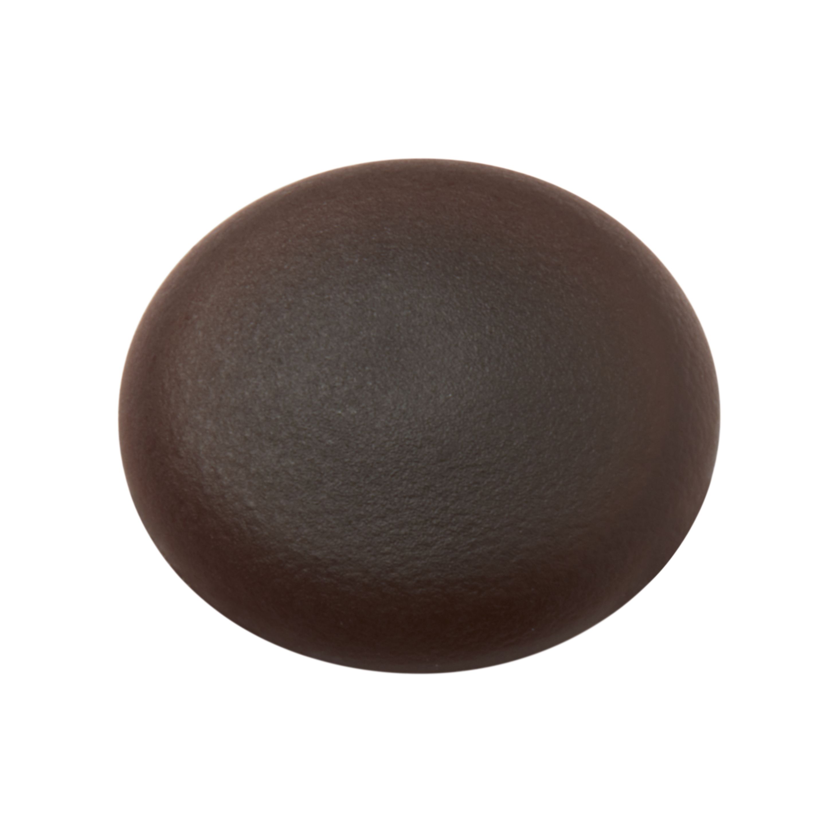 Diall Brown Plastic Decorative Screw cap (Dia)12mm, Pack of 20