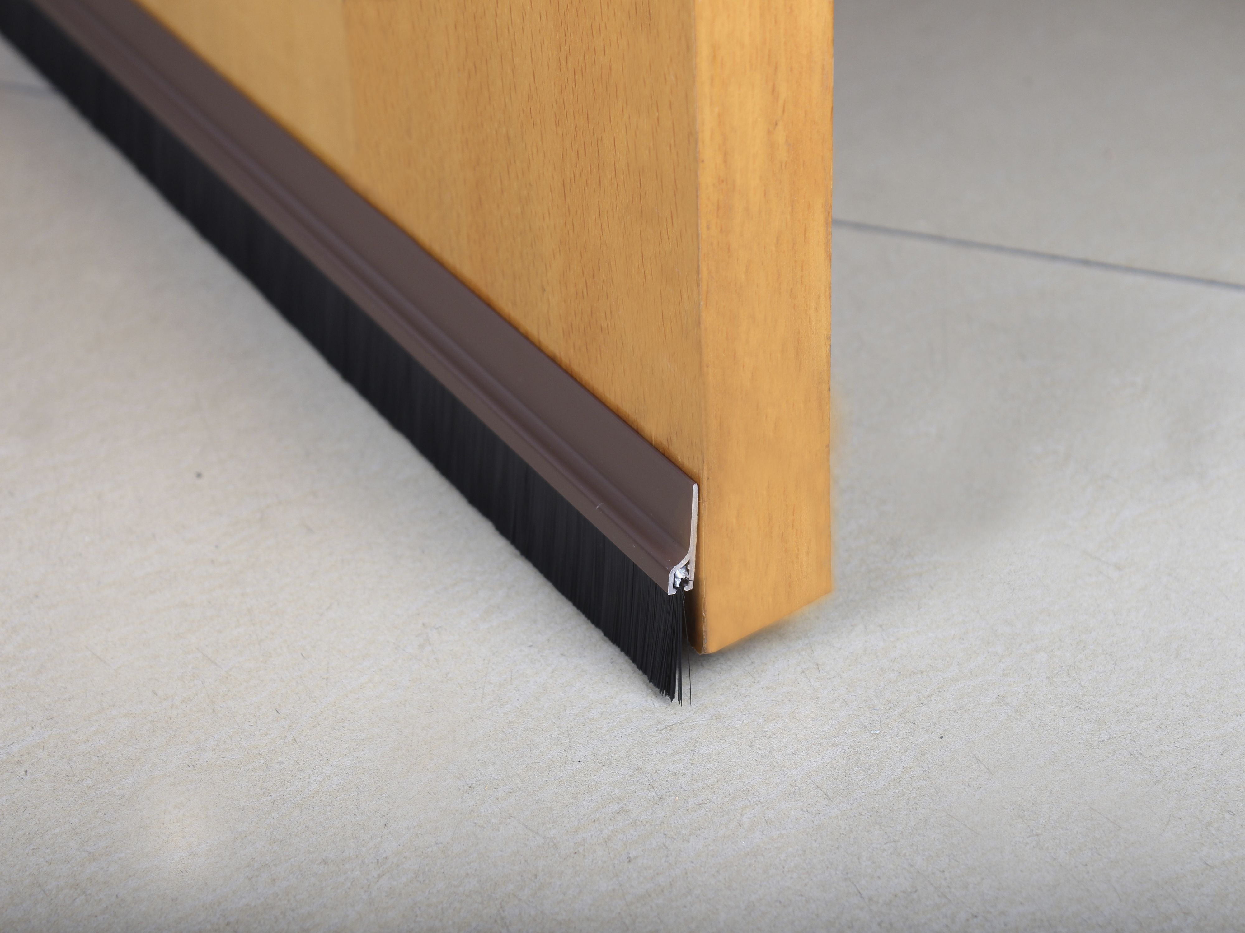Diall Brown Polyvinyl chloride (PVC) Self-adhesive Draught excluder, (L)1m