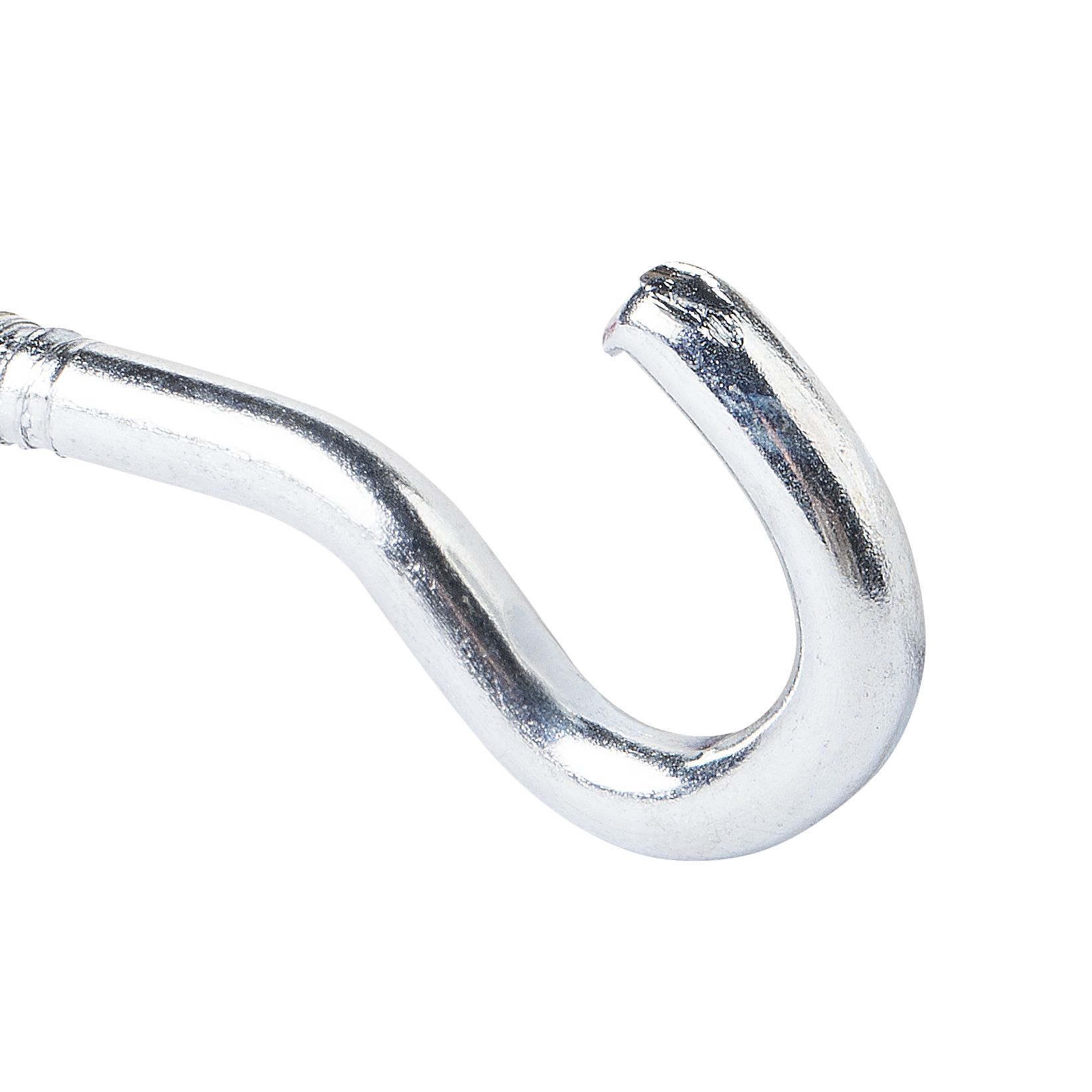 Diall C hook with wall plug (Dia)8mm (L)32mm, Pack of 2