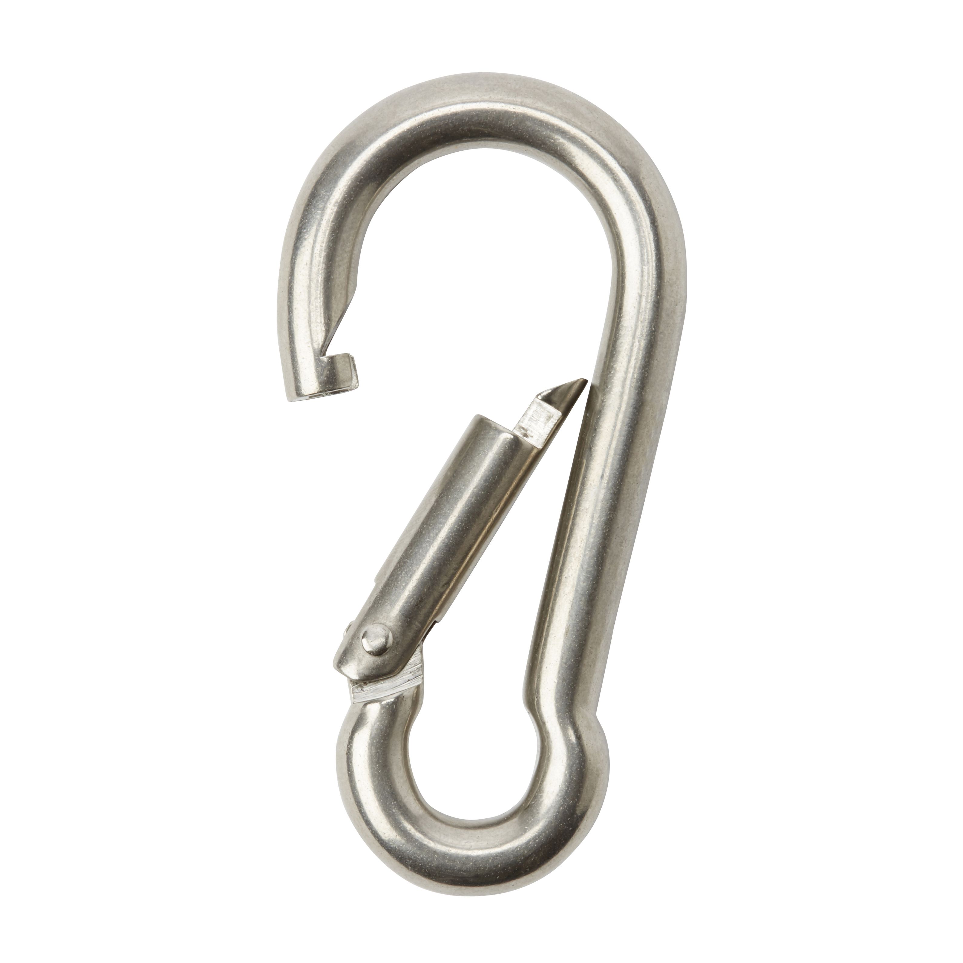 Diall Chrome-plated Snap hook (L)80mm - 3