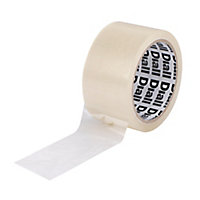 Diall Clear Packing Tape (L)50m (W)50mm