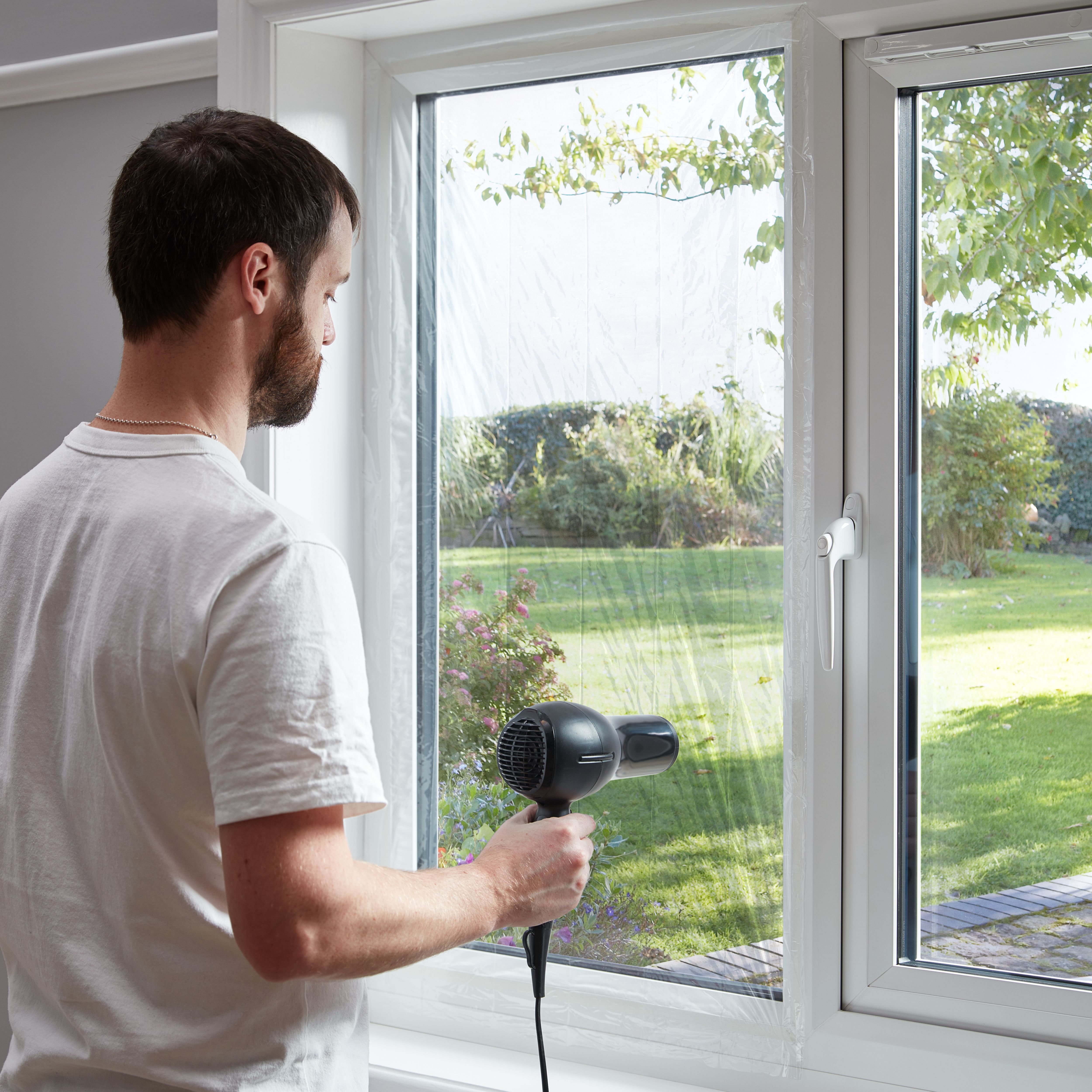 Diall Clear Window film, (L)4m (W)1.5m