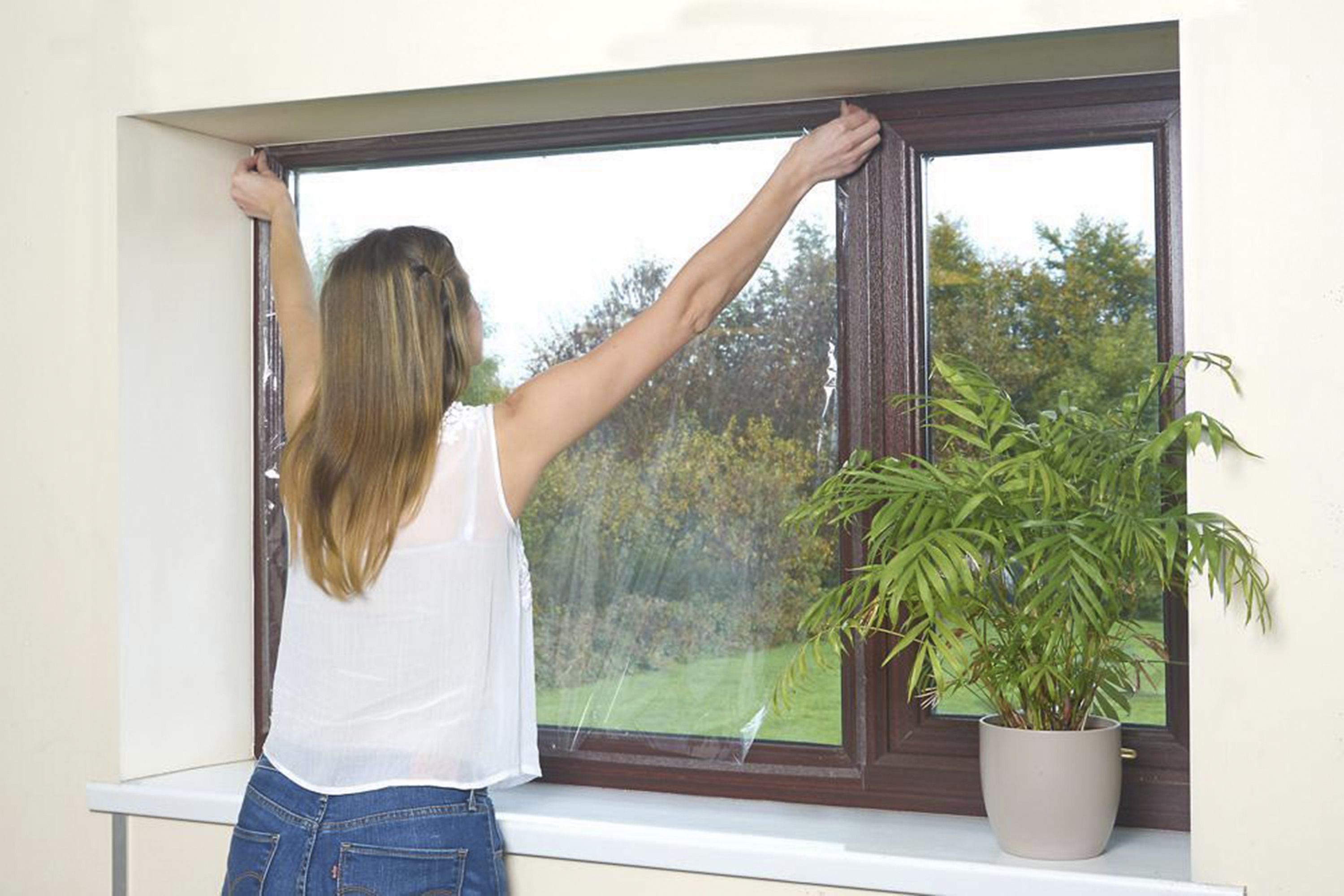 Diall Clear Window film, (L)4m (W)1.5m