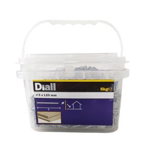 Diall Clout nail (L)20mm (Dia)3mm 5600g, Pack of 3700