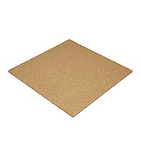 Diall Cork & rubber 13mm Acoustic insulation board (L)0.5m (W)0.5m